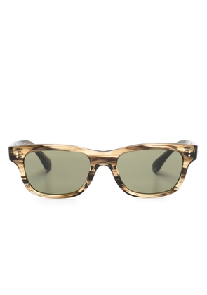 Oliver Peoples Rosson rectangle-frame sunglasses - Brown
