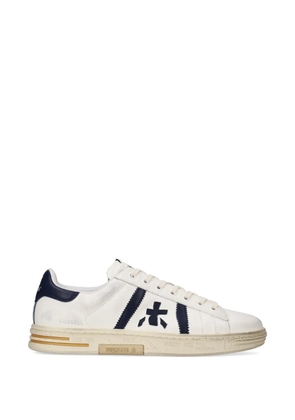 Premiata Russell logo-patch sneakers - White