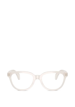 Moncler oval-frame glasses - Neutrals