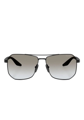 Prada Linea Rossa geometric-frame sunglasses - Black