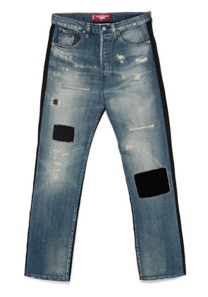 Junya Watanabe MAN patchwork jeans - Blue