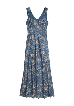 Ralph Lauren RRL floral-print midi dress - Blue