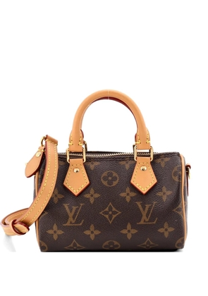 Louis Vuitton Pre-Owned Speedy Bandouliere NM Bag Monogram Canvas Nano crossbody bag - Brown