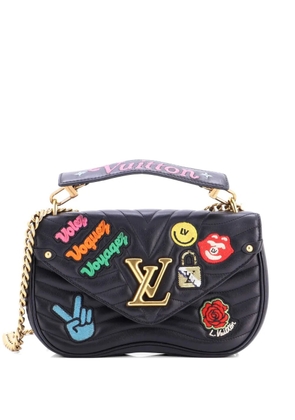 Louis Vuitton Pre-Owned New Wave Chain Bag Limited Edition Patches Quilted Leather MM shoulder bag - Black