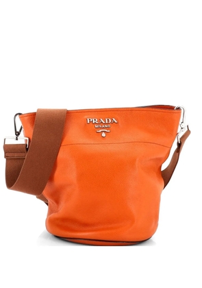 Prada Pre-Owned Messenger Bag Vitello Daino Small bucket bag - Orange