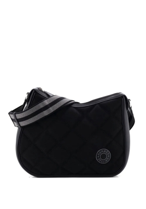 Hermès Pre-Owned Horseback Woolycot Canvas and Leather shoulder bag - Black