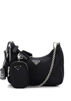 Prada Pre-Owned Re-Edition 2005 Shoulder Bag Tessuto Small crossbody bag - Black