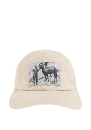 Jacquemus Paysan graphic-patch baseball cap - Neutrals