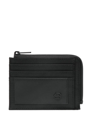 PIQUADRO logo plaque wallet - Black