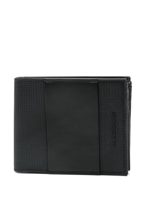 PIQUADRO logo lettering wallet - Black