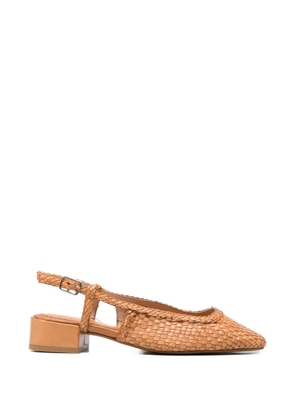 Carmela woven slingback ballet flats - Neutrals