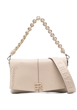 ERMANNO FIRENZE braided-detail shoulder bag - Neutrals