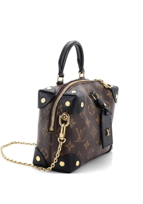 Louis Vuitton Pre-Owned Petite Malle Souple Handbag Monogram Canvas with Leather shoulder bag - Brown
