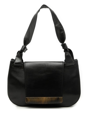 Gucci Pre-Owned 2000-2015 Leather Flap shoulder bag - Black