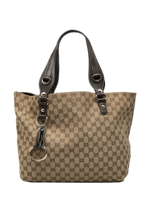 Gucci Pre-Owned 2000-2015 Medium GG Canvas Icon Bit tote bag - Neutrals