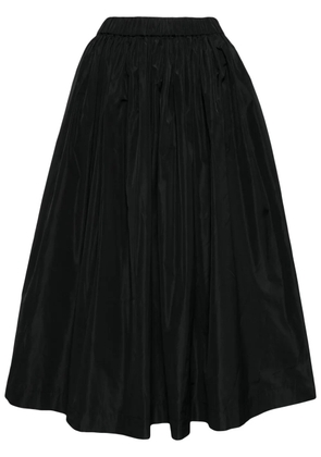 Biyan pleat A-line skirt - Black