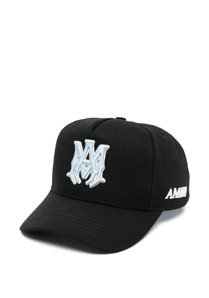 AMIRI MA Outline canvas cap - Black