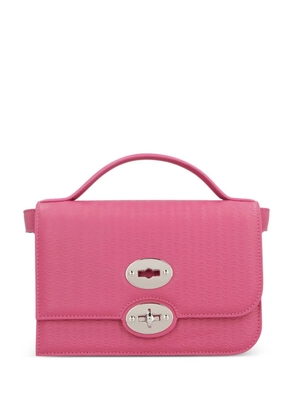 Zanellato Ella leather tote bag - Pink