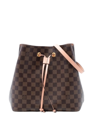 Louis Vuitton Pre-Owned 2019 Damier Ebene NeoNoe MM bucket bag - Brown