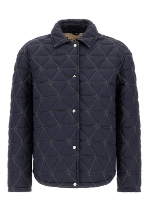 Herno diamond-quilted padded jacket - Blue
