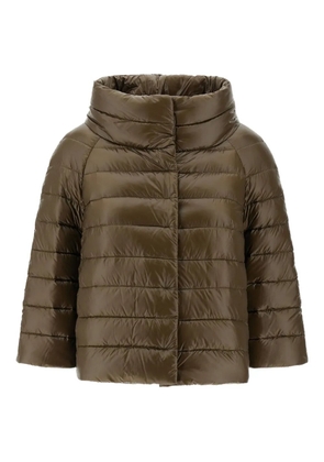 Herno Sofia high-neck quilted jacket - Green