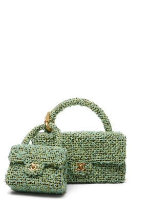 CHANEL Pre-Owned 1985-1999 Parent & Child handbag - Green