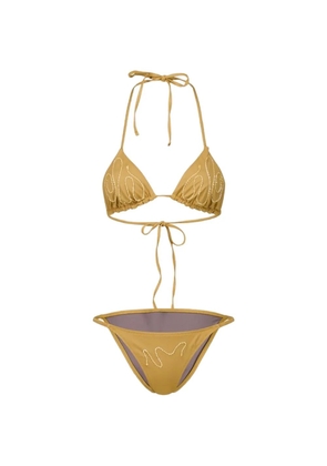Paloma Wool Sharpie embellished bikini set - Yellow