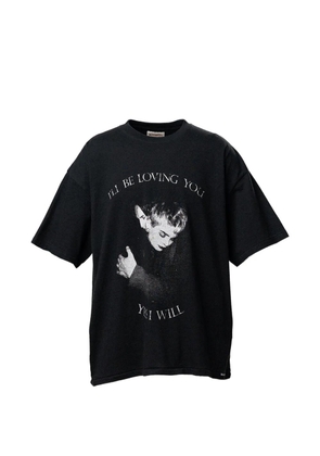 KAMIYA graphic-print t-shirt - Black