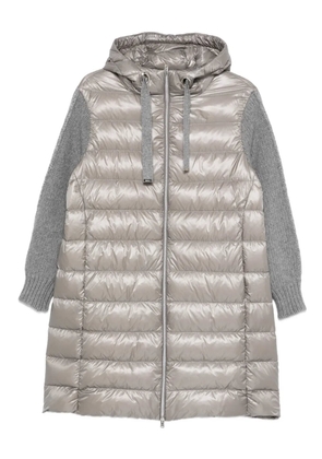 Herno hooded quilted coat - Grey
