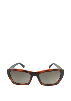 Ferragamo rectangle-frame sunglasses - Brown