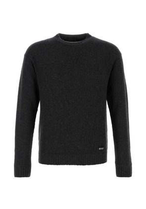 Prada ribbed-trim sweater - Grey