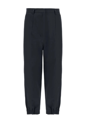 Herno pleated elasticated-cuff trousers - Blue