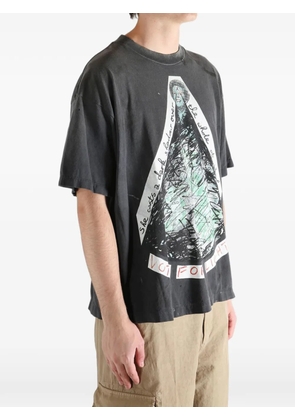 SAINT MXXXXXX graphic-print T-shirt - Grey