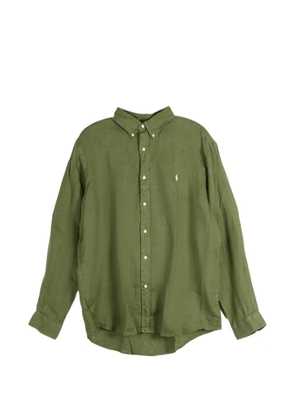 Polo Ralph Lauren embroidered-logo button-down shirt - Green
