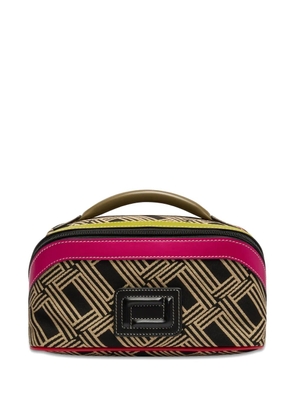 Lancel Monogram jacquard toilet pouch - Black