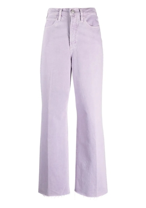FRAME high-rise wide-leg jeans - Purple