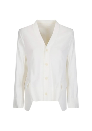 sacai long sleeve cardigan - Neutrals