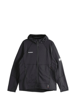 Mammut Taiss waffle-textured hooded jacket - Black