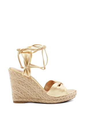 Aquazzura metallic leather espadrilles - Gold