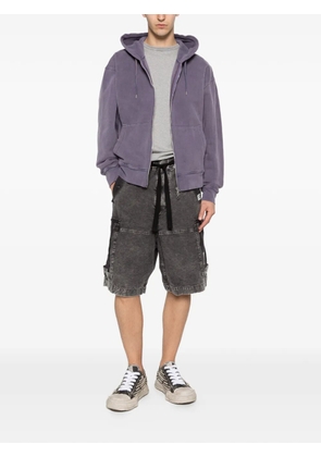 Maison MIHARA YASUHIRO logo-detail cargo shorts - Black