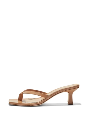 Aeyde Wilma square-toe sandals - Neutrals