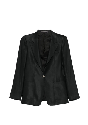 Tagliatore long-sleeve button suit - Black
