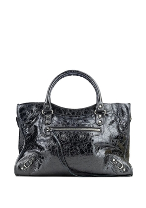 Balenciaga Neo Cagole leather shoulder bag - Grey