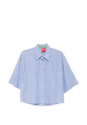 Merci striped short-sleeve shirt - Blue