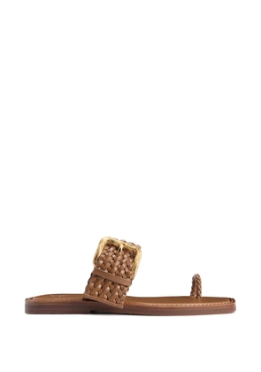 Giuseppe Zanotti Crista flat sandals - Brown