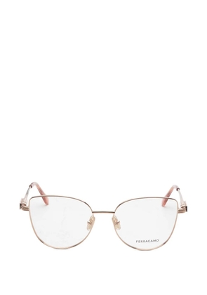 Ferragamo cat-eye frame glasses - Pink