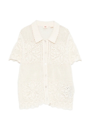 Levi's cotton crochet shirt - Neutrals