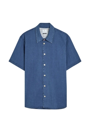 PS Paul Smith seersucker short-sleeve shirt - Blue