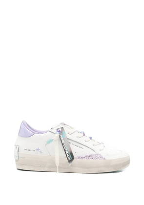 Crime London glitter-embellishment sneakers - White