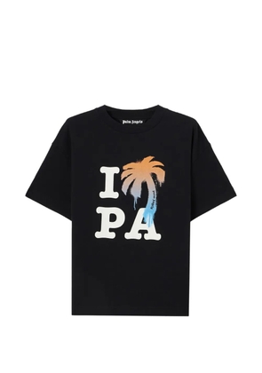 Palm Angels graphic crew-neck T-shirt - Black